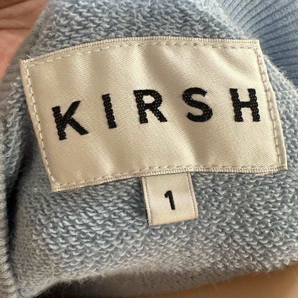 Kirsh Big Cherry Sweatshirt, Lt Blue, Women's Size 1 - Picture 4 of 9